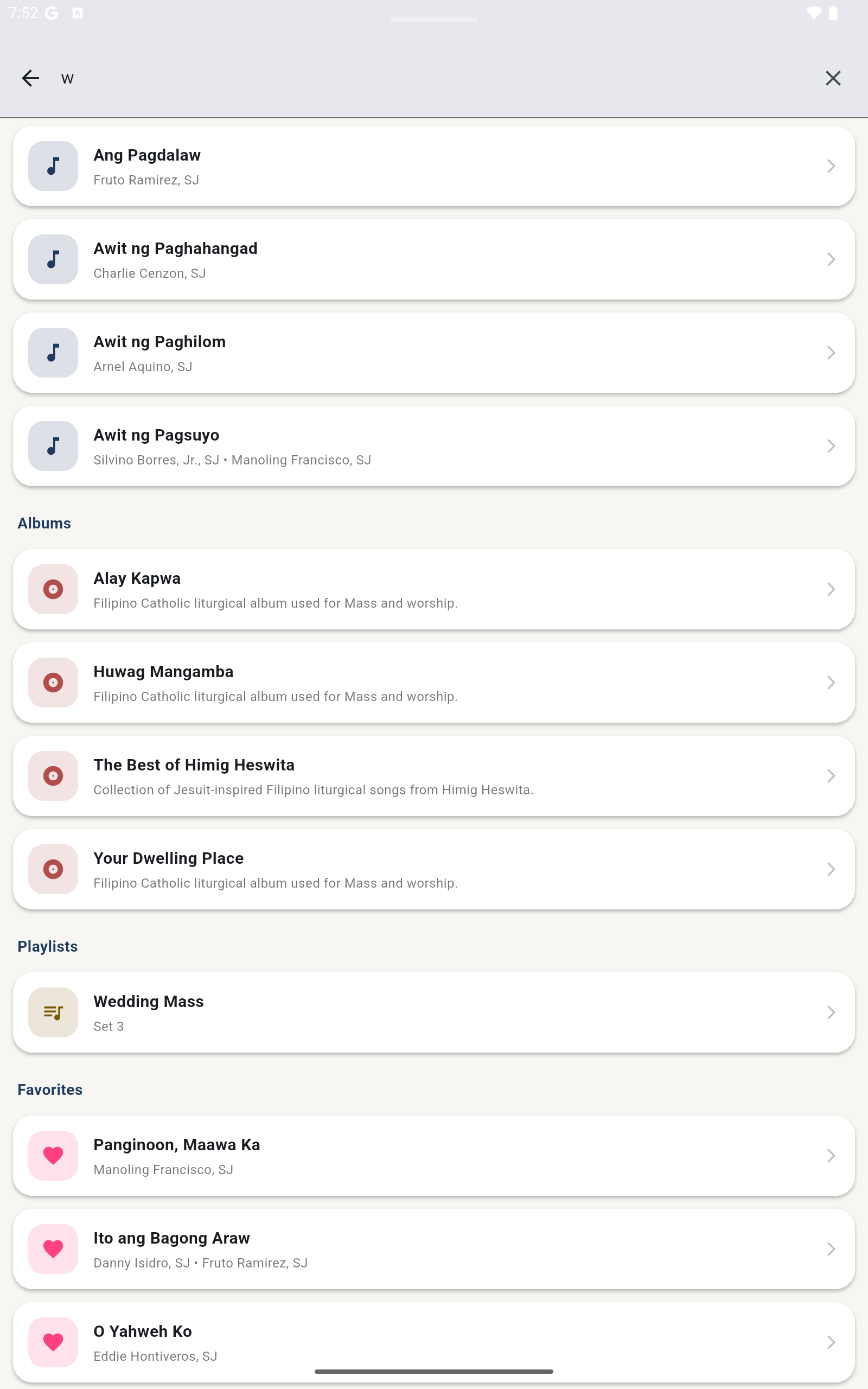 Catholic Songbook PH tablet screenshot 2