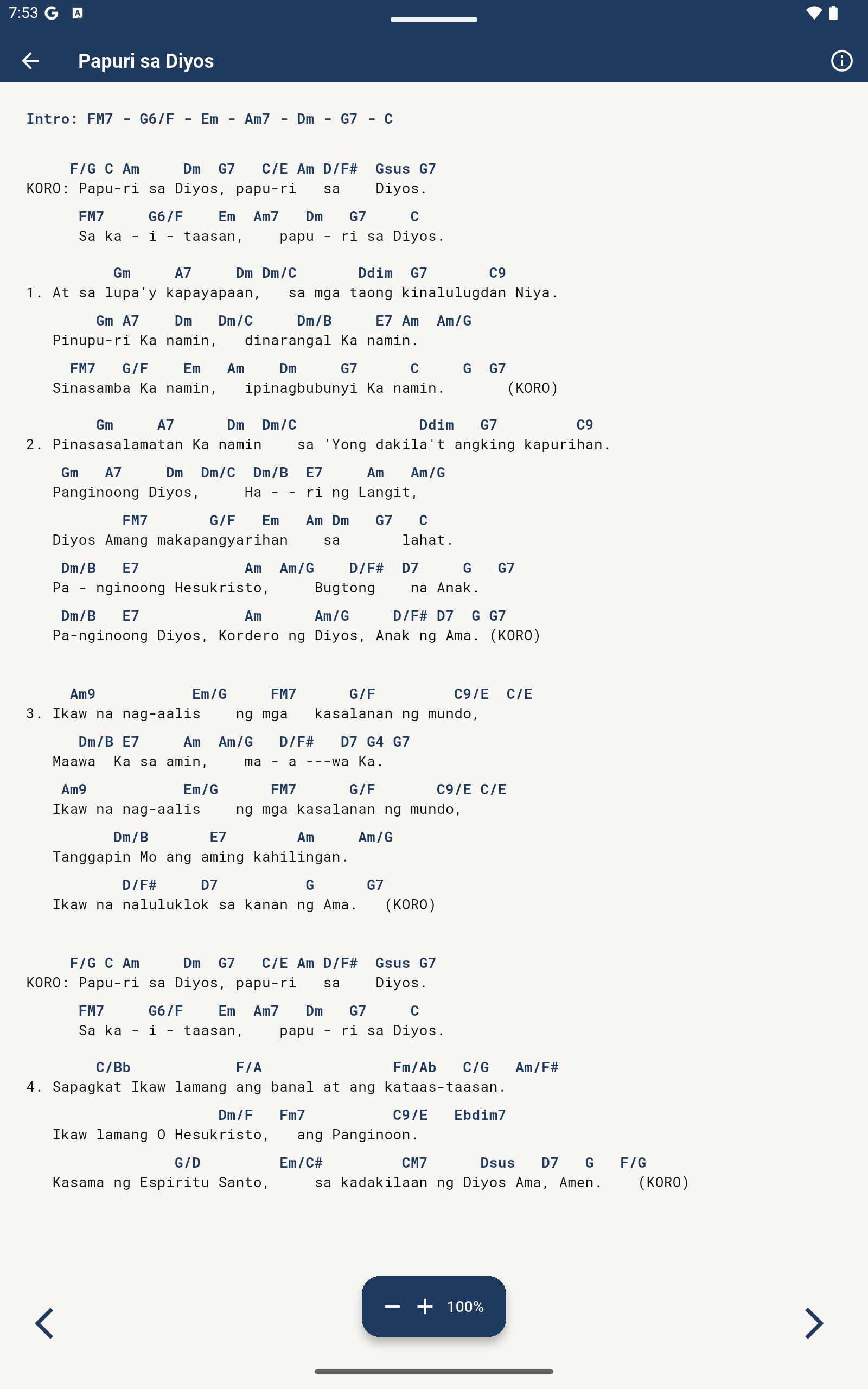 Catholic Songbook PH tablet screenshot 6