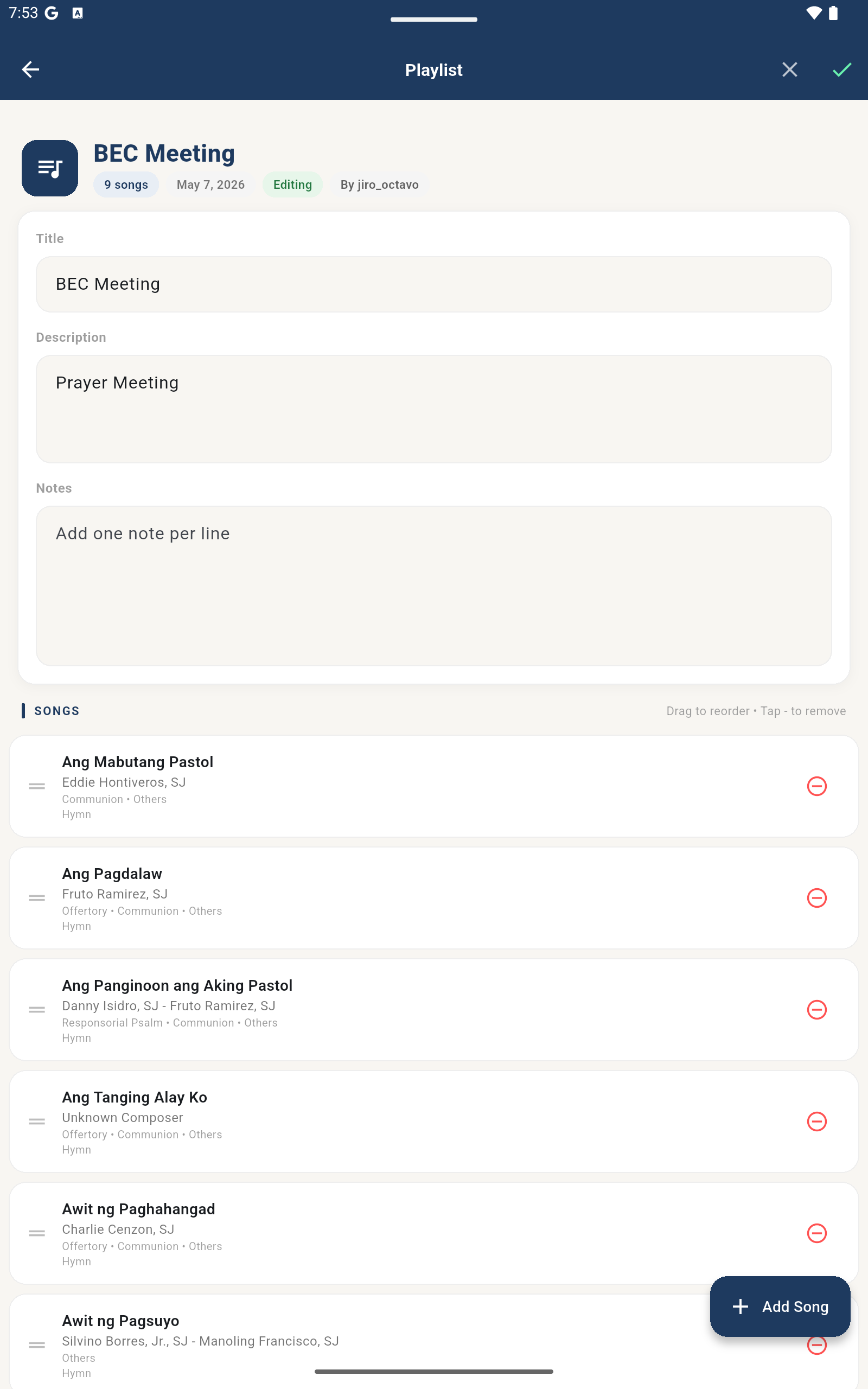 Catholic Songbook PH tablet preview 7